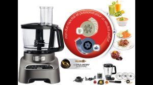 ROBOT MOULINEX GRIS 1000W 31FONCTIONS